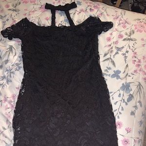 Black With Choker Dress